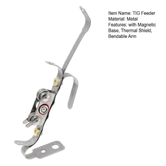 TIG Feeder with Magnetic Base Thermal Shield Bendable Arm Professional