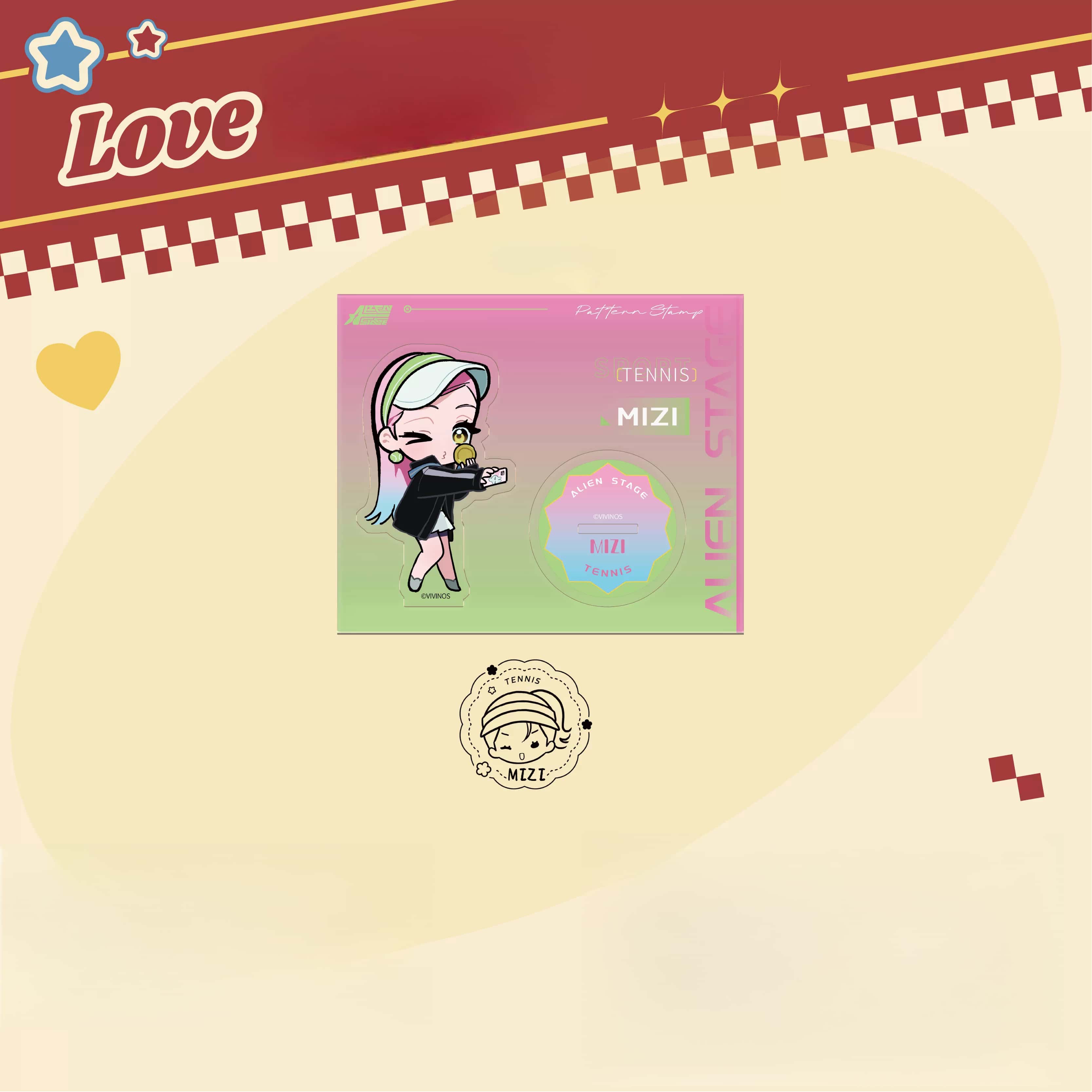 

Alien Stage Love Series - Acrylic Stamp mizi