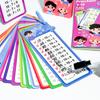 15Pcs/set Math Addition Subtraction Multiplication Division Card Reusable Practice Card for Kids Learning Early Education Toy