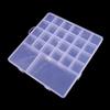 26 Grid Transparent Nail Art Empty Storage Case Box Nail Glitter   Bead Display Accessories Container Box