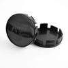 4pcs Outer Diameter 65mm Inner Diameter 63mm Black ABS Car Wheel Center Hub Cap