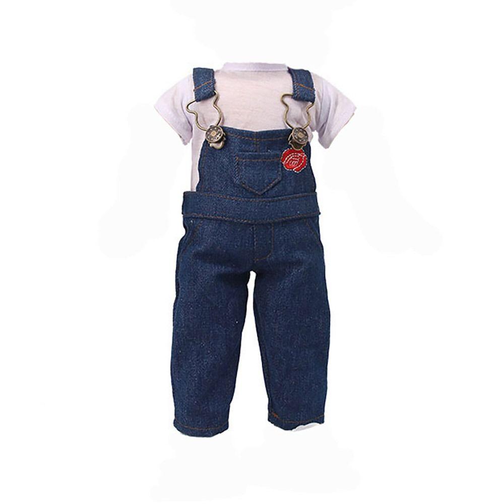 Playing House Dollhouse Accessories Slip Dress Suspender Pants Doll Clothes T-shirt Trousers