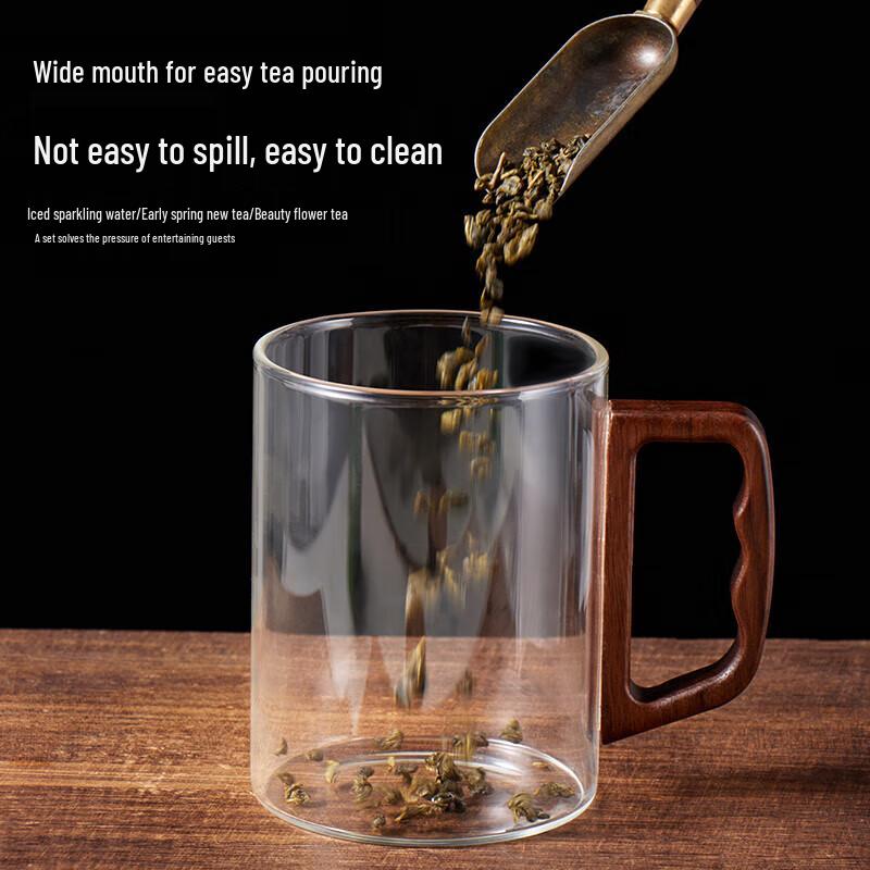 High Borosilicate Glass Teacup Mug
