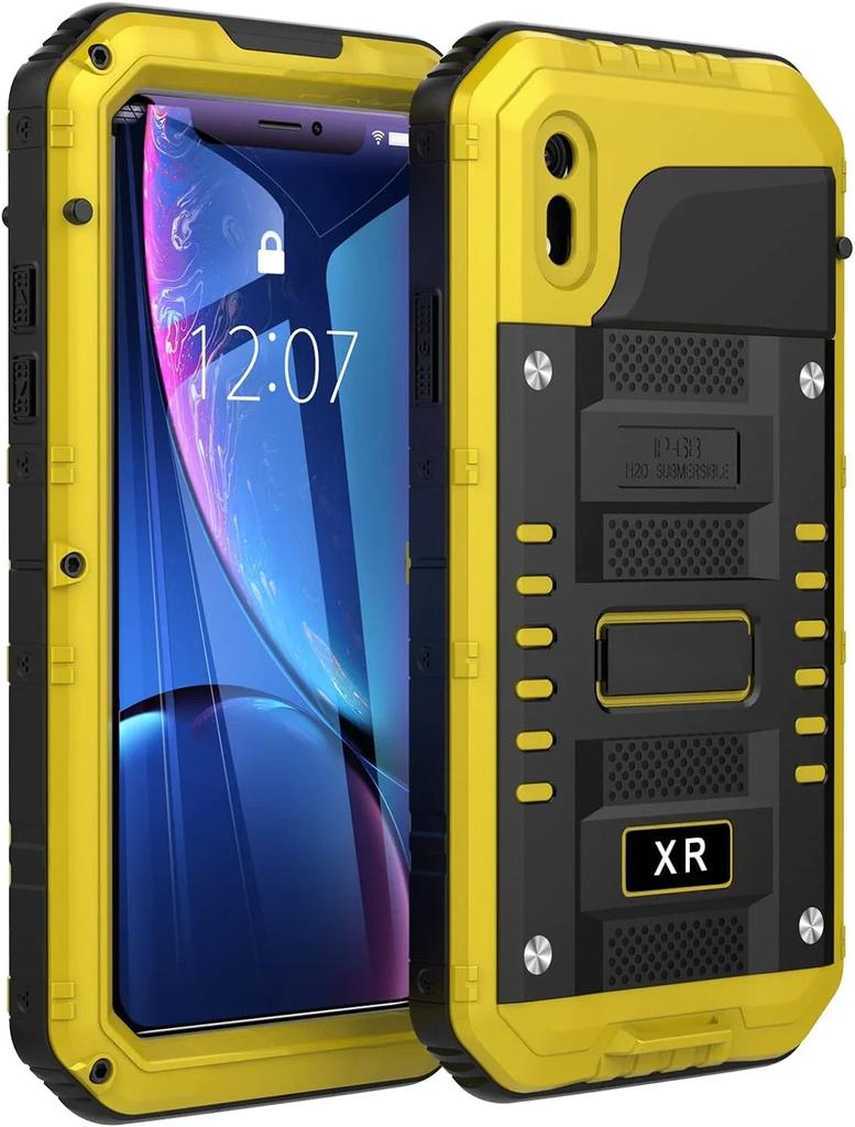 Per iPhone Air 17 16e 15 14 13 12 11 Pro Max XS XR 7 Plus Subacquea IP68 Robusta in Metallo Alluminio Custodia Impermeabile Pellicola Protettiva Schermo