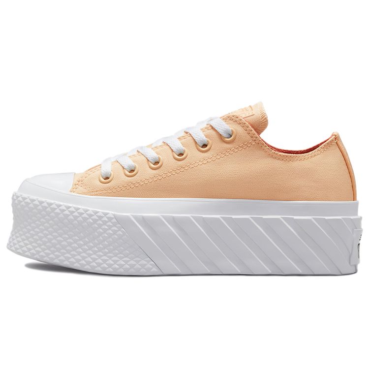 Converse Chuck Taylor All Star Comfortable Versatile Low Top Canvas Shoes Women Sneaker Coral-Orange 571576C