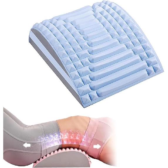 Back Stretcher,Neck & Back Stretcher,Back Stretcher for Lower Back Pain Relief,Lumbar Stretcher for Neck Pain Relief,Adjustable Spine Board for