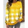 Autumn and Winter Women's 3D Checkered Crew Neck Hoodies & Sweatshirts (women’s)