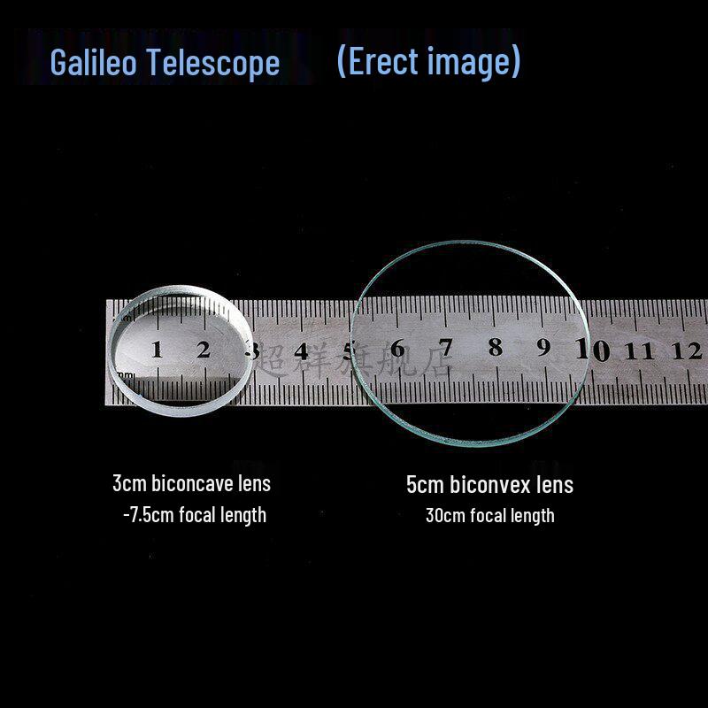 Physical Optics Set: Triangular Prism, Convex/Concave Lenses & Mirrors, Magnifying & Reducing Glasses