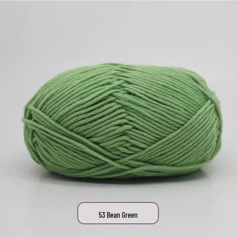 Milk Cotton Yarn Pack for DIY: Medium-Thick Scarf, Crochet Slippers, Handmade Knitting Bags