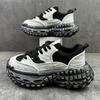 Mode Business Hochzeitsschuhe Klassische Schnürschuhe Atmungsaktive Sneakers Herbst Herren High Top Schwarz Weiß Tennis Lässig Walking Slipper