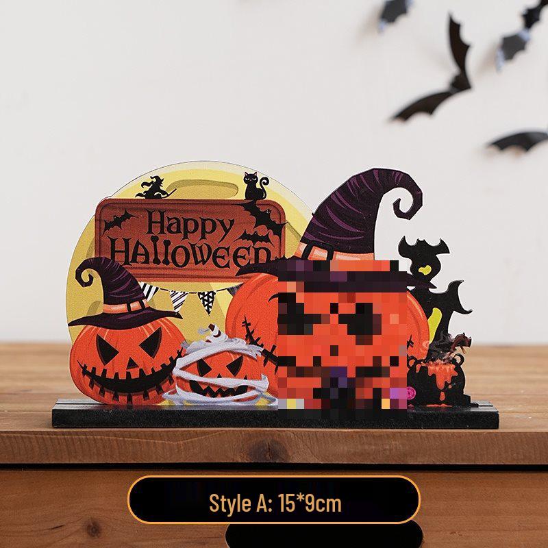 Хэллоуин Мультяшная Тыква Настольные Украшения для Декорации Сцены и Фотореквизит