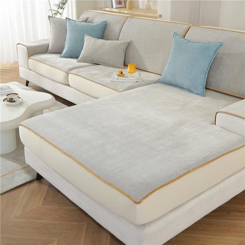 Pokrowiec na sofę Chenille Stretch Pokrowiec na cały pokrowiec Poduszka na leniwą sofę Cztery pory roku Uniwersalny pokrowiec na siedzenie