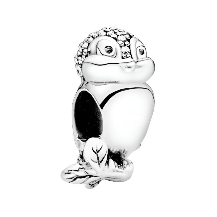 Pandora Disney Snow White Bird Charm Women Charm 797166CZ Silver