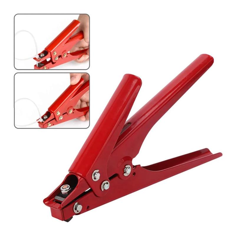 Breite 2,4-9mm Kabelbinder-Werkzeug und Spann- und Schneidwerkzeug für Kunststoff- oder Nylon-Kabelbinder Kabelbinderzange mit einstellbarer Spannung