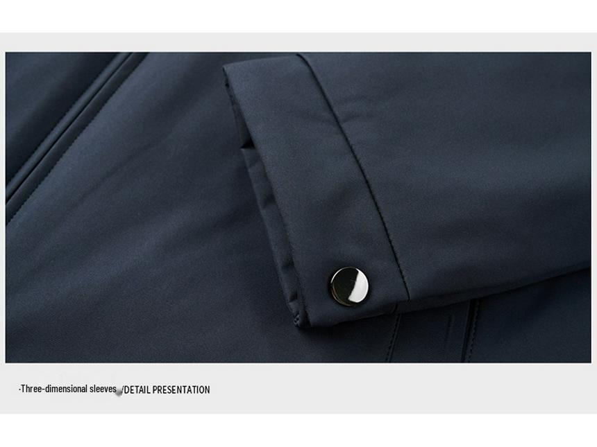 2025 Men's Winter Lapel Down Jacket - High-End, Trendy, Casual Outerwear