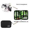 Travel Digital Accessories Organizer: Earphone & Charger Storage Bag