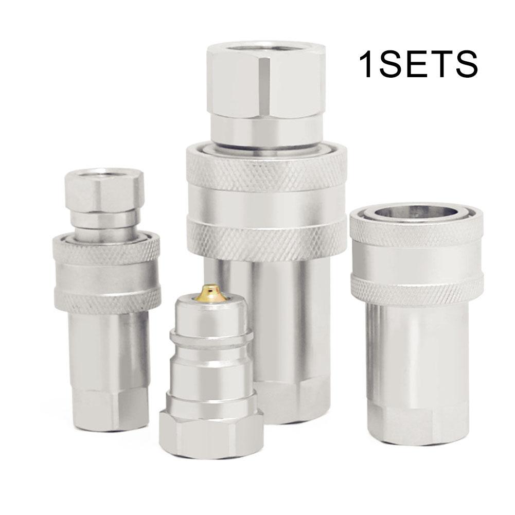 1 Set Release Fitting Carbon Steel Internal Thread Pneumatics