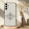 Phone Case For Samsung S 25,24,23,22,30,21,10,9,Ultra,Plus,Lite,FE,4,5G Sic Parvis Magna Uncharted Black Soft Case