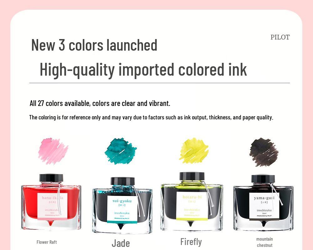 Pilot Iroshizuku INK-50 Natural Color Ink for Non-Carbon Steel Pens