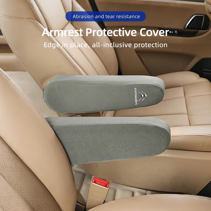 Autositz Armlehnenbezug Weicher Bequemer Elastischer Stoff Zubehör Auto Für Citroen C4 C3 C5 C1 C2 C-Elysee Berlingo Picasso