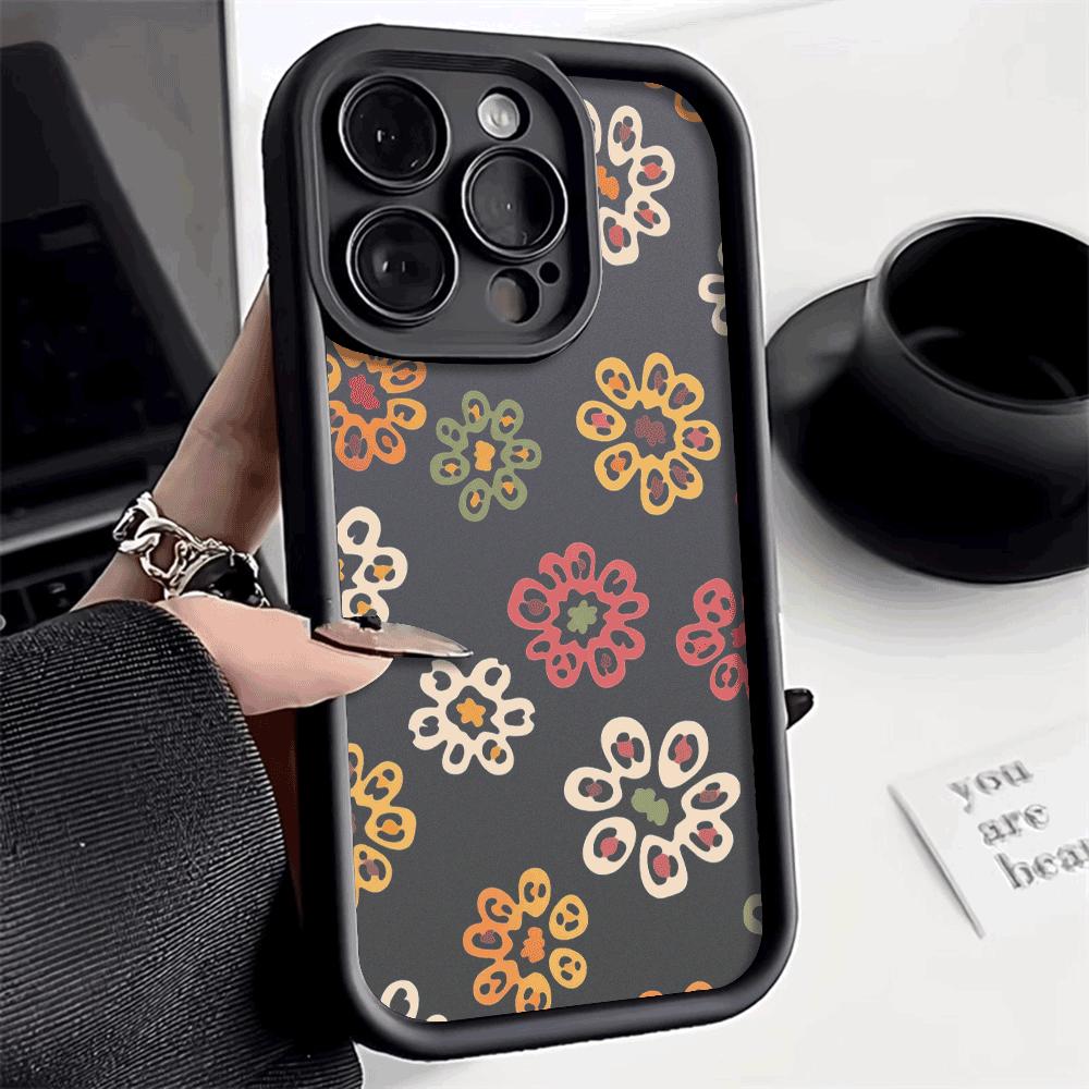 Fashionable Colorful Pattern Shockproof Phone Case for Xiaomi Redmi Note 14/13/12/11/10/ Pro/Plus Raised Camera Protection Cover