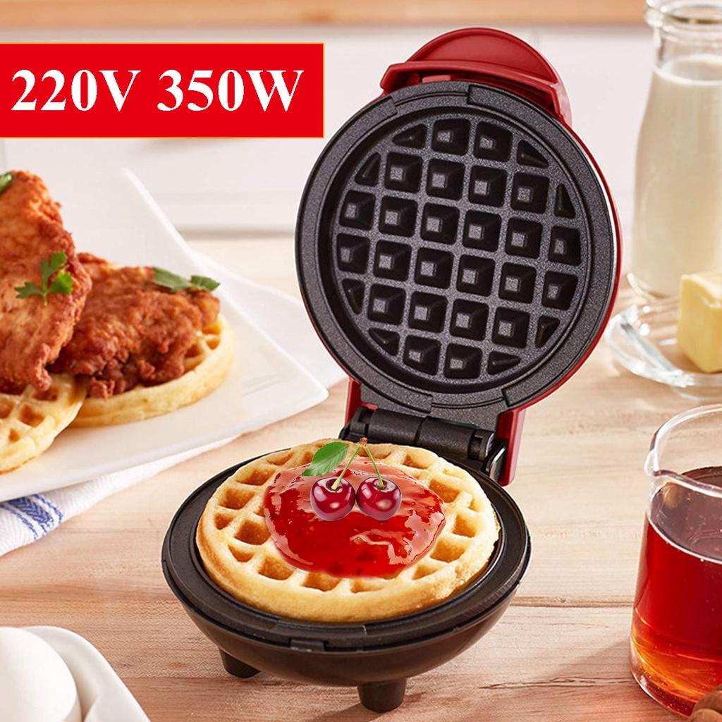 350W Waffle Maker Electric Non Stick Baking Pan Pancake Heating Breakfast Machine 220V