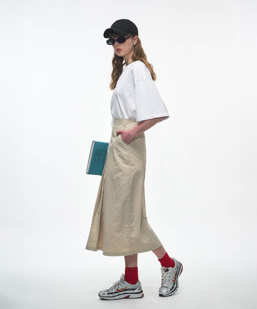 NEALIZE Oversized Basic Cotton T-Shirt White