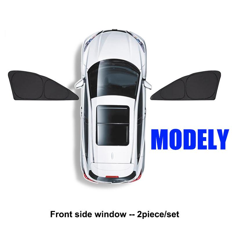 Car Side Window Sunshade for Tesla Model 3 Model Y Full Privacy Sun Shades Front Rear Windshield Window Glass Screen Accessories