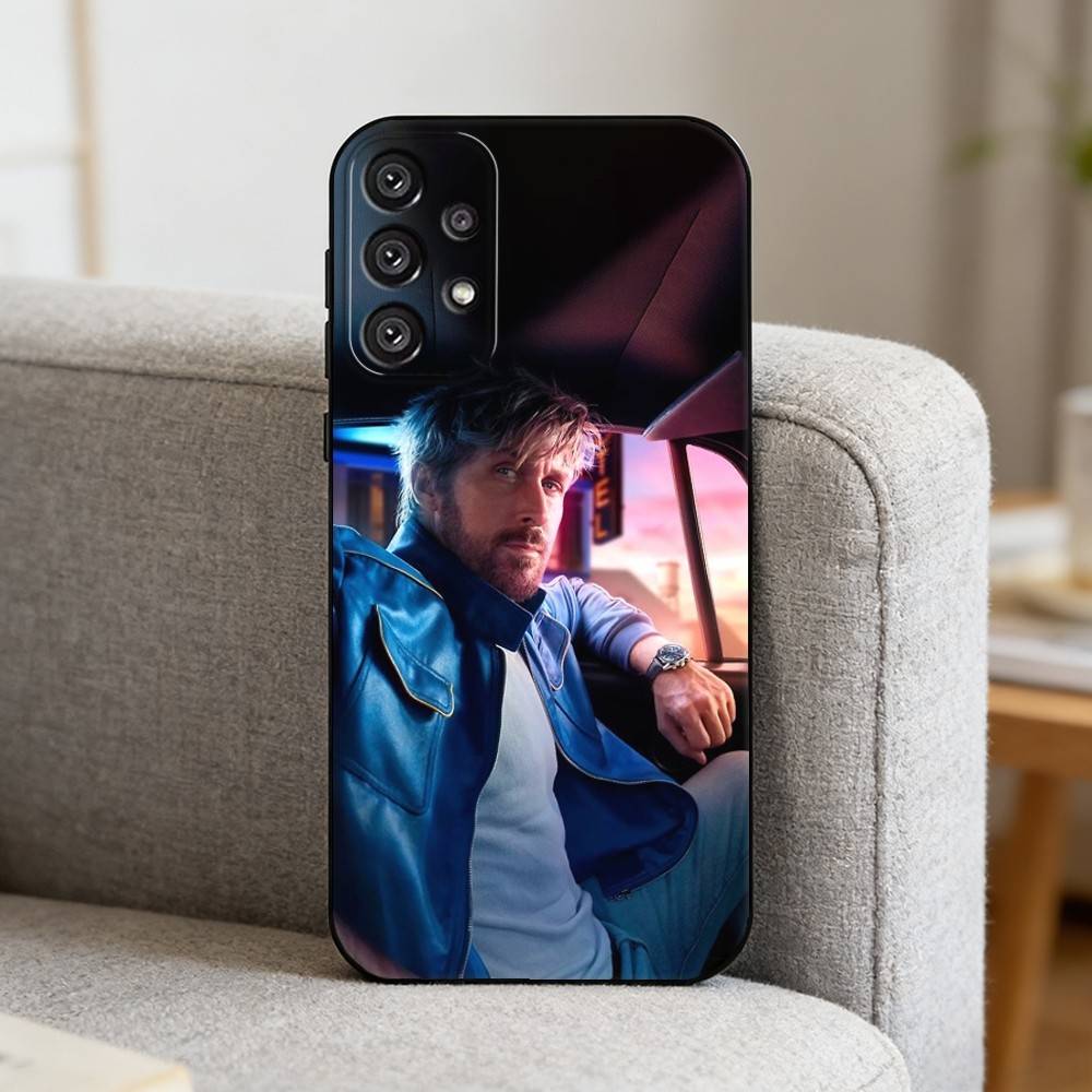 Famous Actor R-Ryan Gosling Phone Case For Samsung S25,S24,S21,S22,S23,S30,Ultra,S20,Plus,Fe,Note,10,9,5G Black Cover