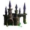 European-Style Castle Fish Tank Ornament - Antique Manor Design for Landscaping and Gardening
