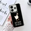 Funny Cartoon Goose Game Plating Phone Case For Xiaomi Redmi Note 14 15 Pro Plus 13 12 11 11S 11T 10 9S 9 5G Anti-Fall Airabag C