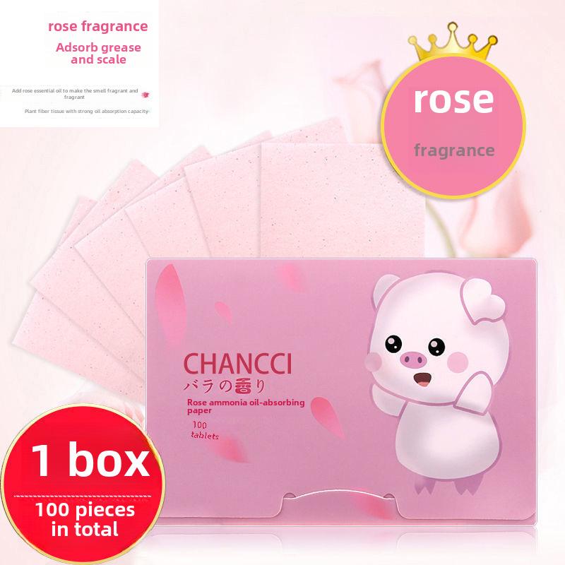 CH Portable Fragrance Oil-Absorbing Facial Paper - 100 Sheets