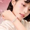 Designer-recommended rose quartz, obsidian, cat's eye stone Pixiu couple's bracelet, fashionable men's and women's gold-swallowing beast bracelet