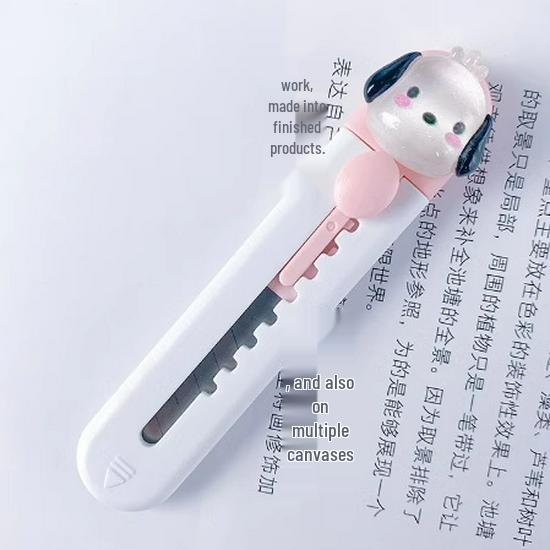 Mini Portable Cartoon Utility Knife for Students and Office Use