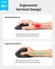 Anker 2.4G Wireless Mouse (Vertical Wireless Mouse) 80012001600 DPI 5 Buttons Optical Ergonomic Design Right-Handed WindowsmacOS Compatible (Black)