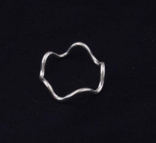 Wave Stacking Ring Solid 925 Sterling Silver Minimalist Midi Ring ,925 Sterling Silver Stack Ring, Minimalist Rings, Silver Jewelry Gift Her