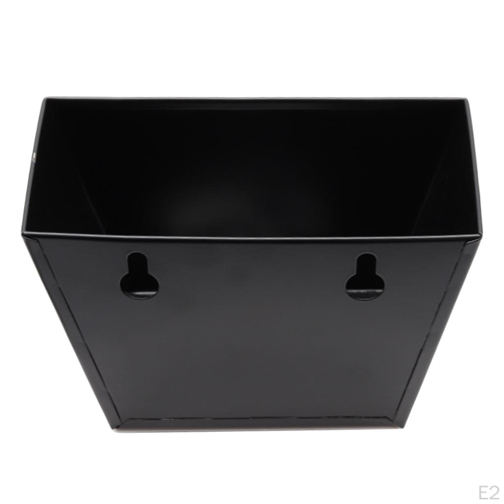 Wandmontierter Flaschenöffner Kapselauffänger Aufbewahrungsbox Eimer mit Schrauben