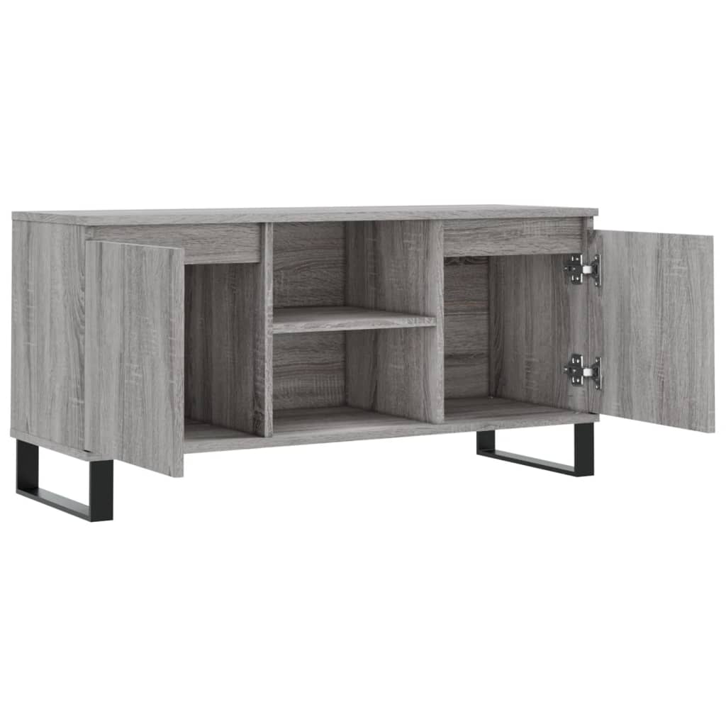 TV Cabinet Gray Sonoma 104 x 35 x 50 cm Engineered Wood