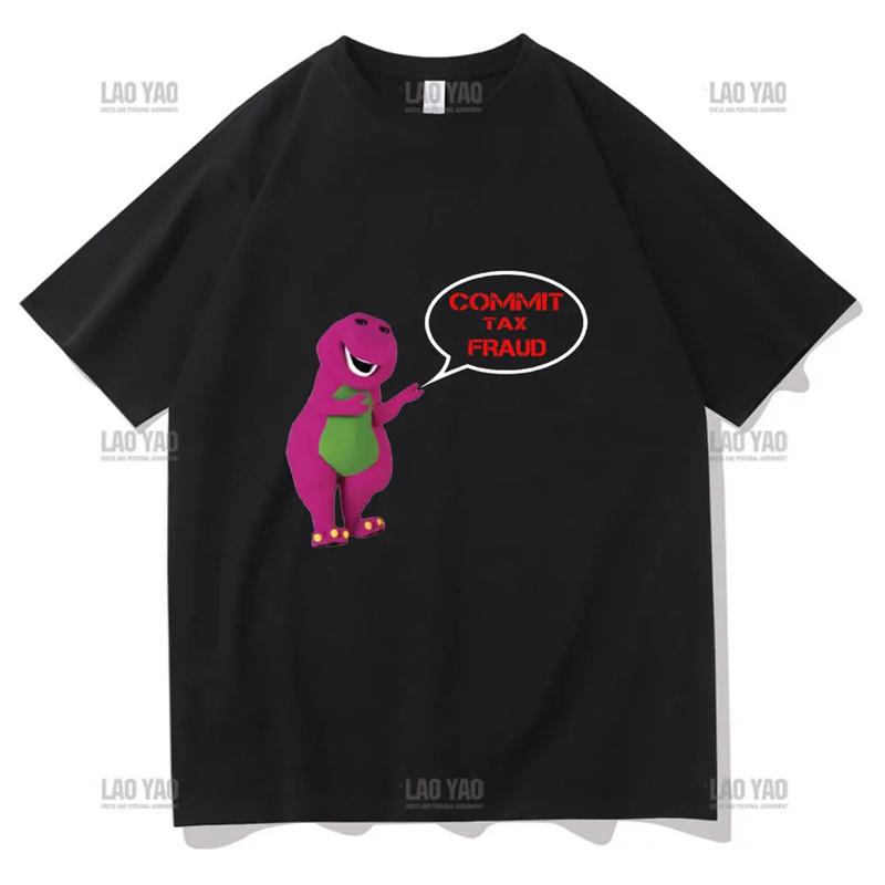 Commit Tax Fraud t shirt men Summer Short Sleeve tshirts Tops Harajuku Kawaii Clothing Kawaii Shirt Ropa Hombre Camisetas
