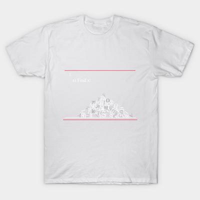 T-Shirt Damen Matheaufgabe Harajuku Print Kawaii T-Shirt Sommer Kurzarm Damen T-Shirt Top Tee