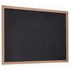 VEVOR Magnetic Chalk Board, Hanging Message Signs with Chalks, Vintage Chalkboard Sign, Rustic Brown Framed Calendar and Bulletin Combo Boards