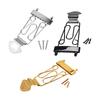 Guitar Trapeze Tailpiece with Mounting Screws, Replacement Repair Parts, Metal String Plate, 6 String for Jazz Archtop