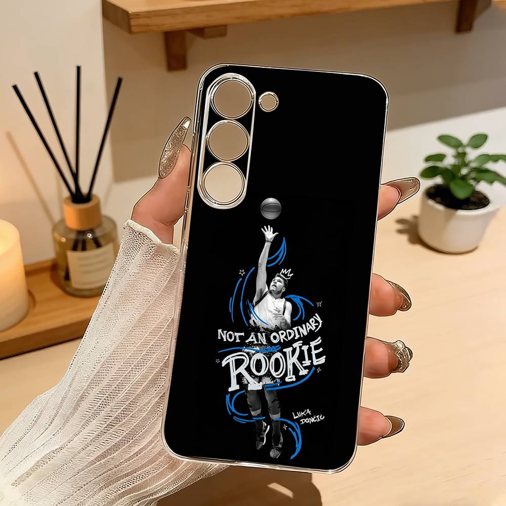 COOL L-Luka Doncic 77 Phone Case For Samsung Galaxy A71,A70,A52,A51,A40,A30 Transparent Cover