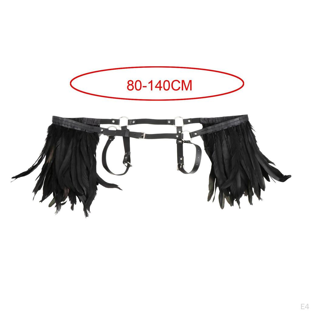 Artificial Feather Shawl Accessories Poncho Capelet for Women Masquerade