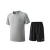 Conjunto Esportivo Casual de Verão para Treinamento Masculino Cor Cinza Granito 952625204-3