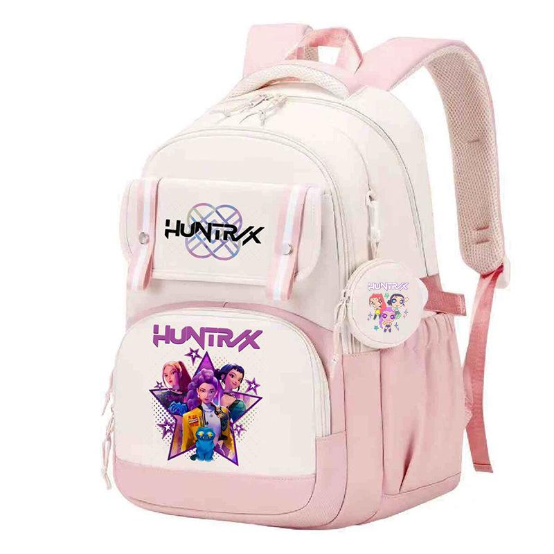 KPop Demon Hunters Demon Hunters Peripheral Korean Version Schoolbag To Reduce the Burden and Protect the Spine for Primary and Secondary