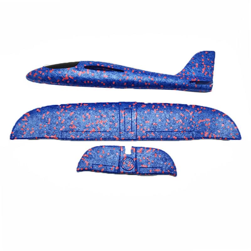 35CM Hand Throw Flying Glider Plane Foam Aeroplane Toys Launch Fillers Bubble Airplane Model DIY