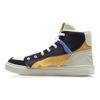 Li Ning CF Su Series Wear Resistant Breathable Non Slip High Top Skate Shoes Men Skate Shoes Blue Yellow AGCR079-3