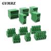 5Set 15EDG KF15EDGRH 3.81mm 2x2 ~ 2X12 Pin Double Row Pluggable Terminal Block PCB Welding Plate Plug + Pin Socket