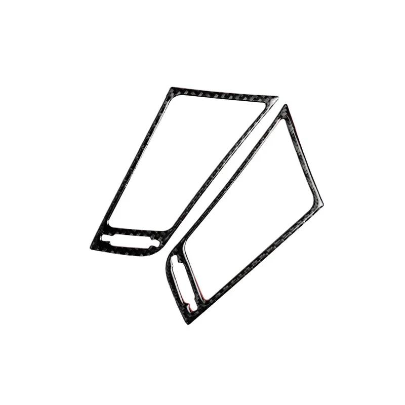 Fit For Infiniti Q50 Q60 2014-19 Carbon Fiber Interior Air Conditioning Vent Outlet Trim Cover Car Styling Stickers Accessories